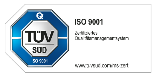 ISO 9001 Zertifikat