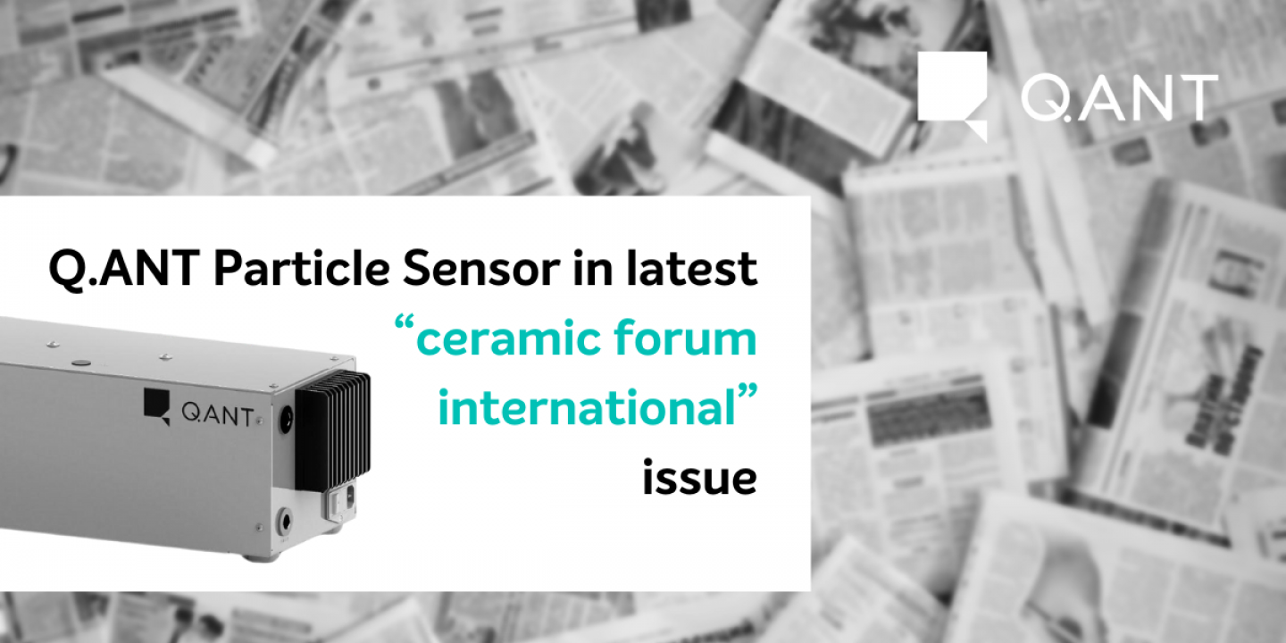 Q.ANT Particle Sensor featured in